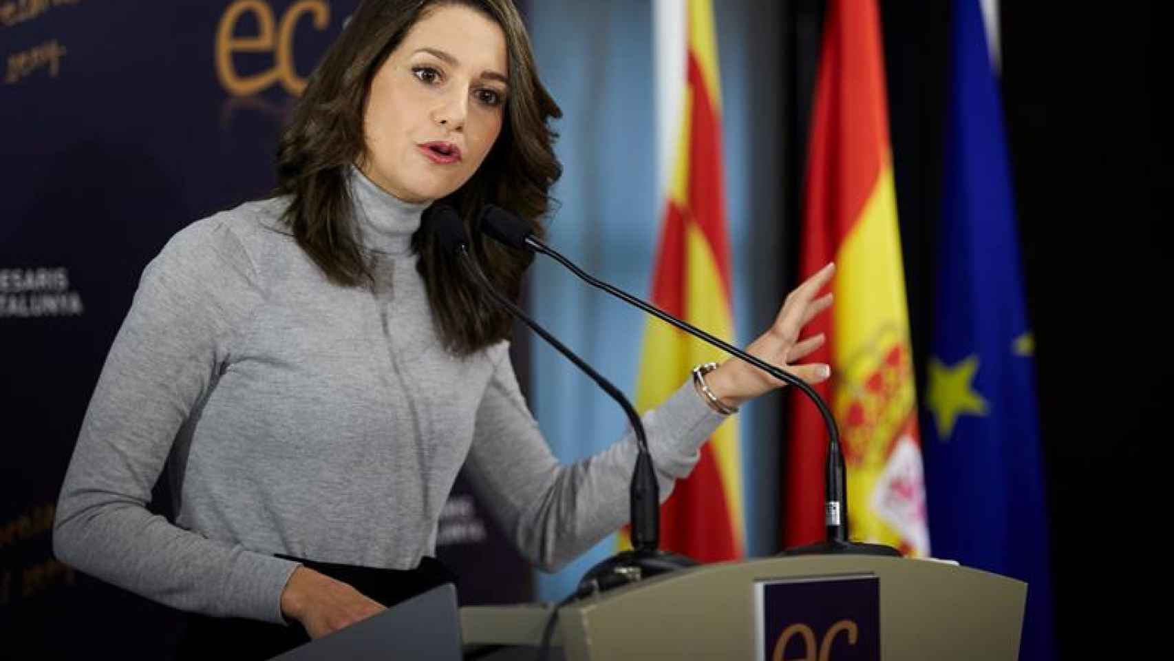La candidata a la presidencia de la Generalitat de C's, Inés Arrimadas / EFE