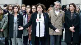 La alcaldesa de Barcelona, Ada Colau, en el acto de homenaje a la mujer trabajora del miércoles / EFE