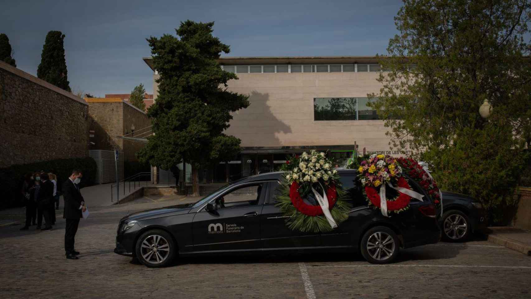 Un funeral en Cataluña durante la segunda ola del Covid / EP