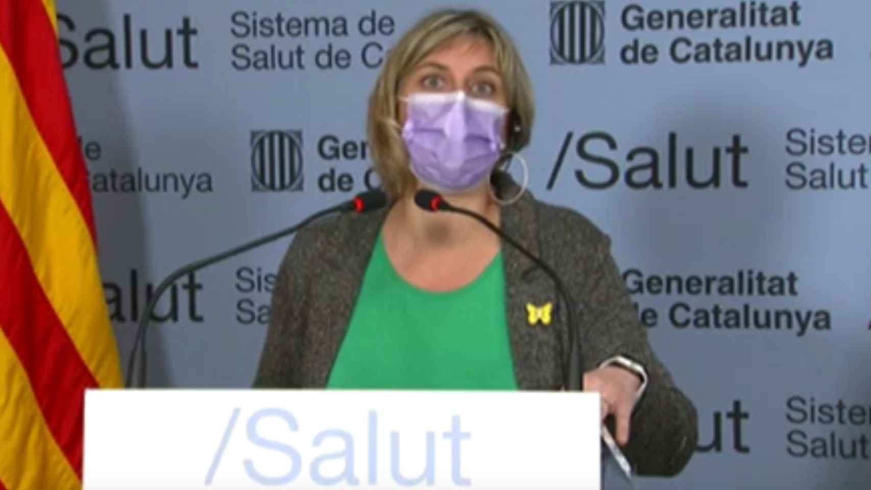 La consejera de Salut de la Generalitat de Cataluña, Alba Vergés / 324