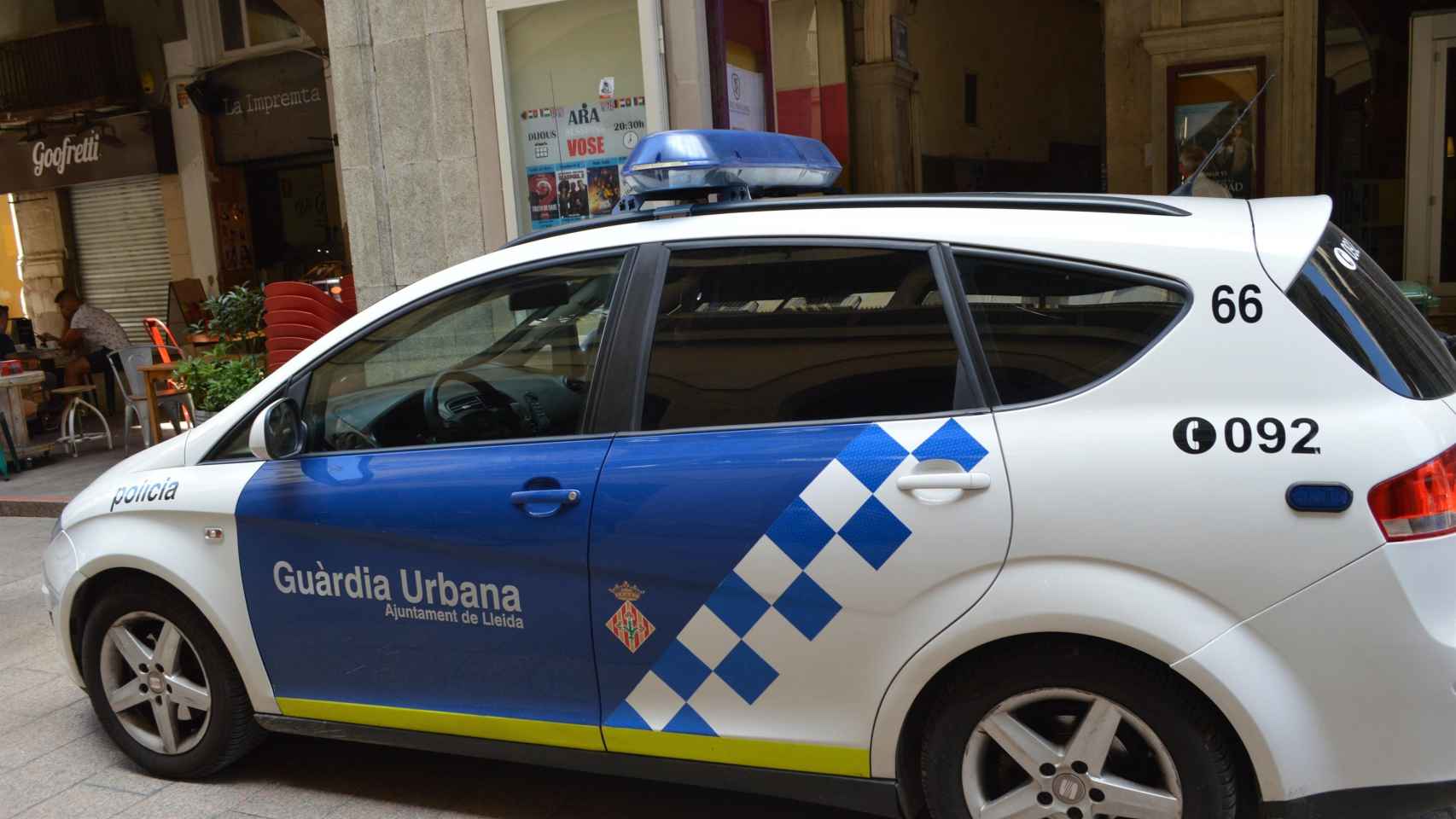 Un coche de la Guardia Urbana de Lleida / EUROPA PRESS