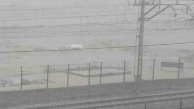 Las intensas lluvias han causado inundaciones en la comarca barcelonesa del Maresme / CG