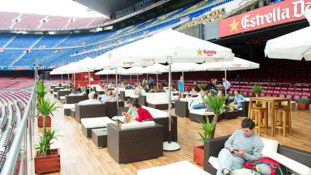 Imagen de una zona de restauración en el Camp Nou, el estadio del FC Barcelona / CEDIDA