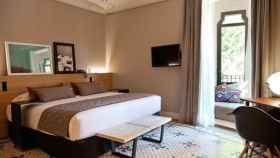 Una habitación del Hotel Alexandra de Barcelona.