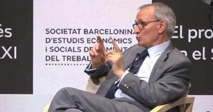 El economista Antón Costas, en el debate de Foment / CG