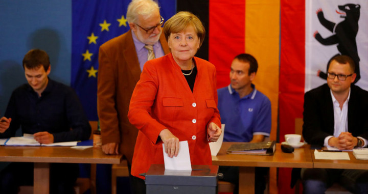 Angela Merkel, el día de las elecciones alemanas