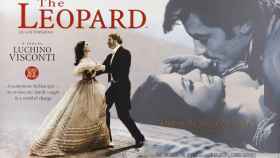 Cartel en inglés de 'El Gatopardo', la pelicula de Visconti basada en la novela de Lampedusa