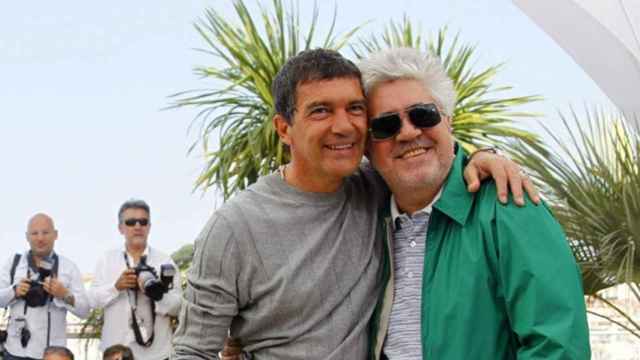 Pedro Almodóvar y Antonio Banderas en Cannes / EFE