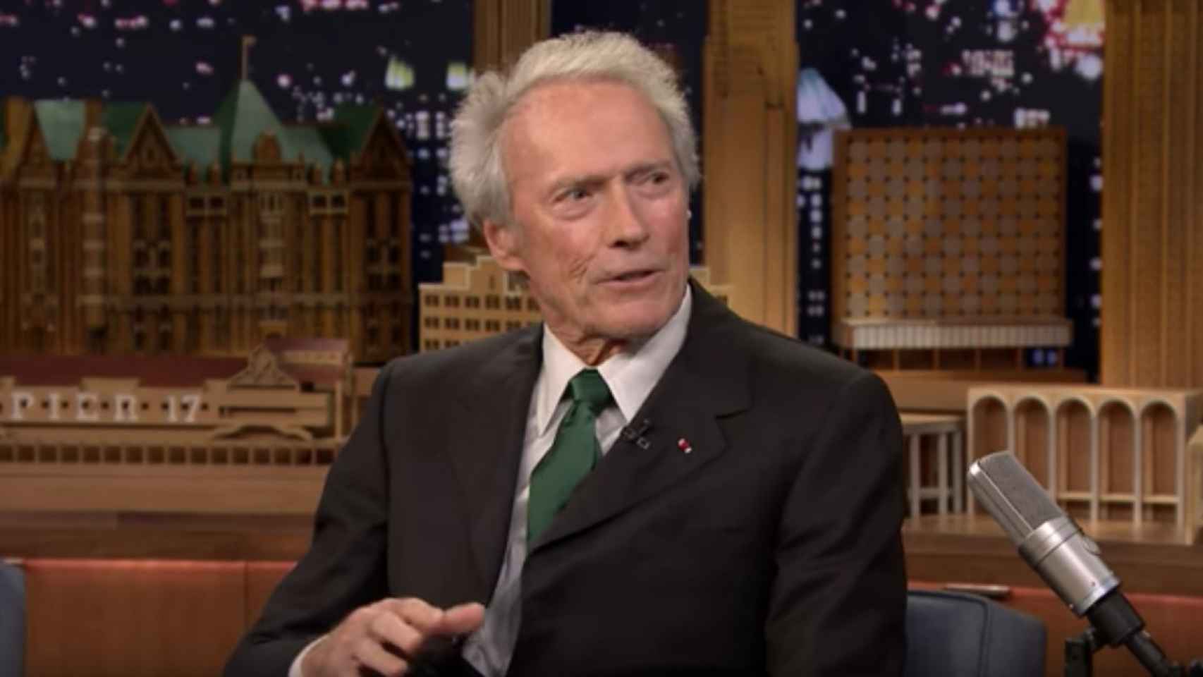 Clint Eastwood, durante una entrevista en televisión | CG