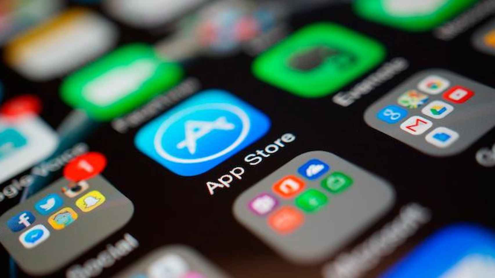 App Store en un dispositivo móvil