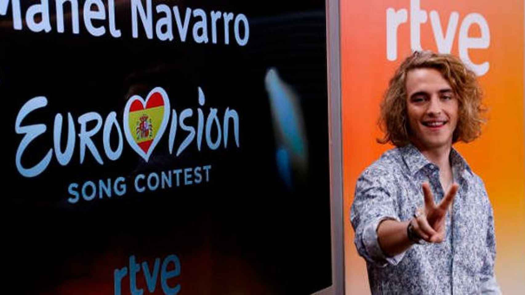 Manel Navarro tras ser elegido para representar a España en Eurovisión 2017 / CD