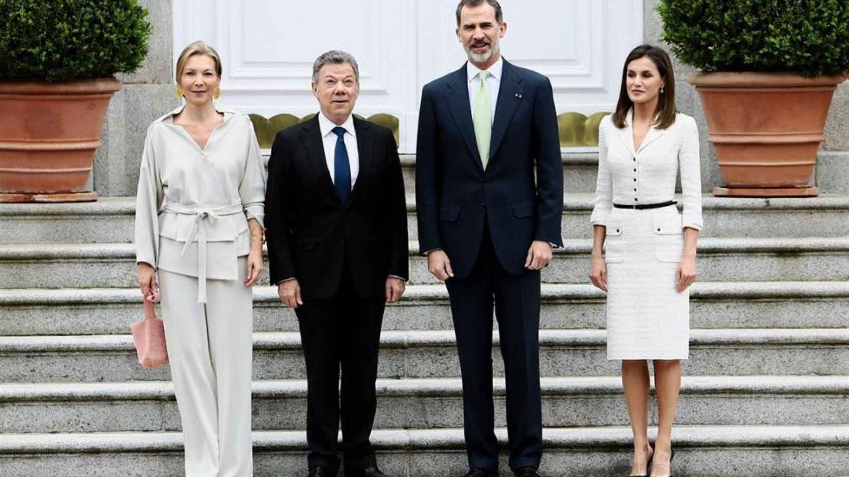 El encuentro entre la reina Letizia y la primera dama de Colombia