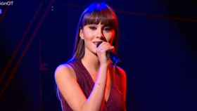 Aitana canta 'Arde' en la gala de Eurovisión de 'Operación Triunfo' / CD