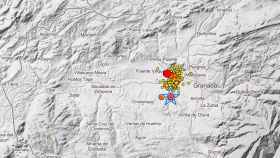 Mapa del registro con mayor incidencia sísmica /IGN