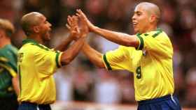 Romario y Ronaldo, con la selección brasileña / REDES