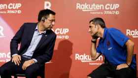 Bartomeu, junto a Valverde en una imagen de archivo | FCB