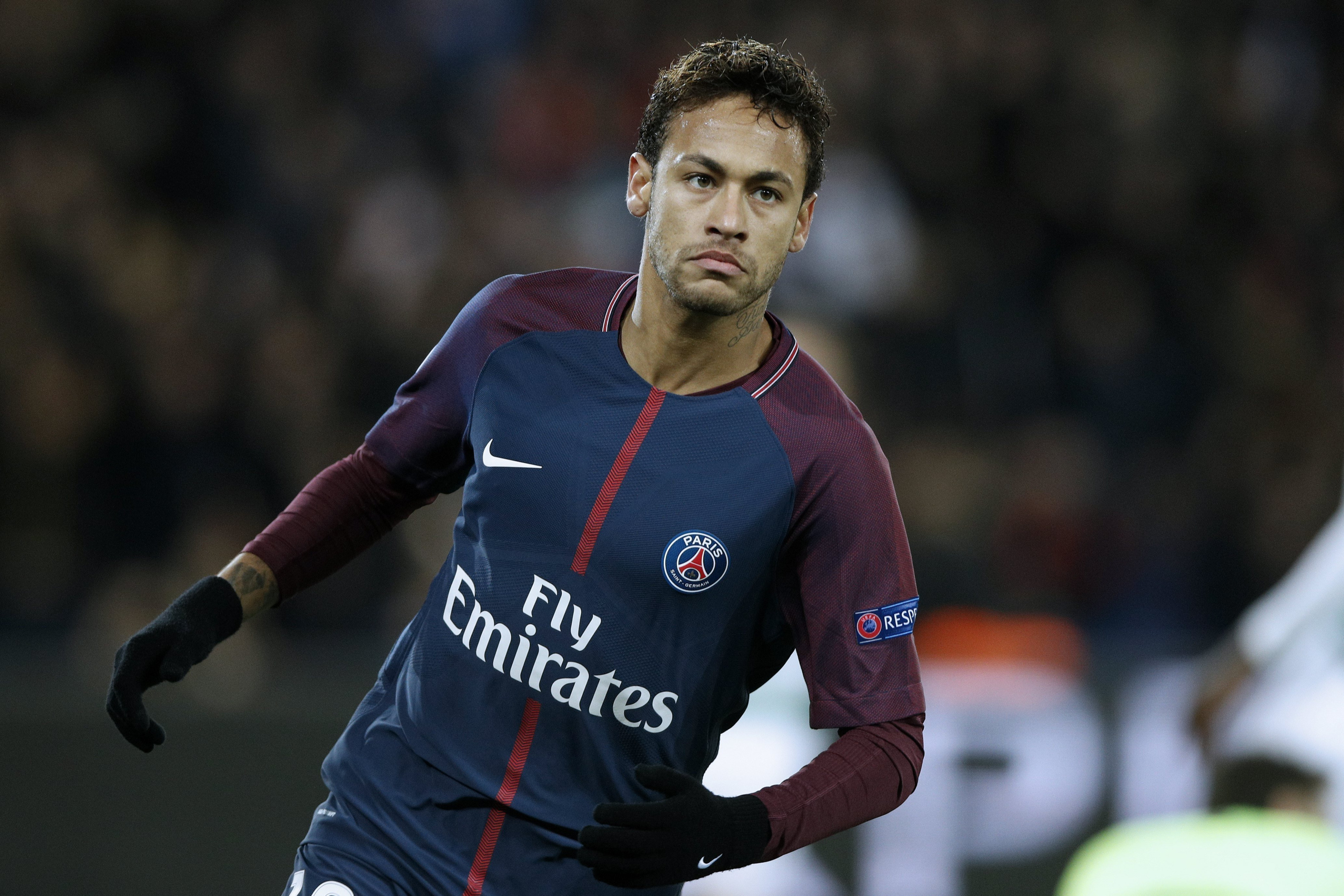 Neymar celebra un gol con el PSG/ EFE