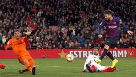 El gol 50 de Messi en Copa del Rey / EFE