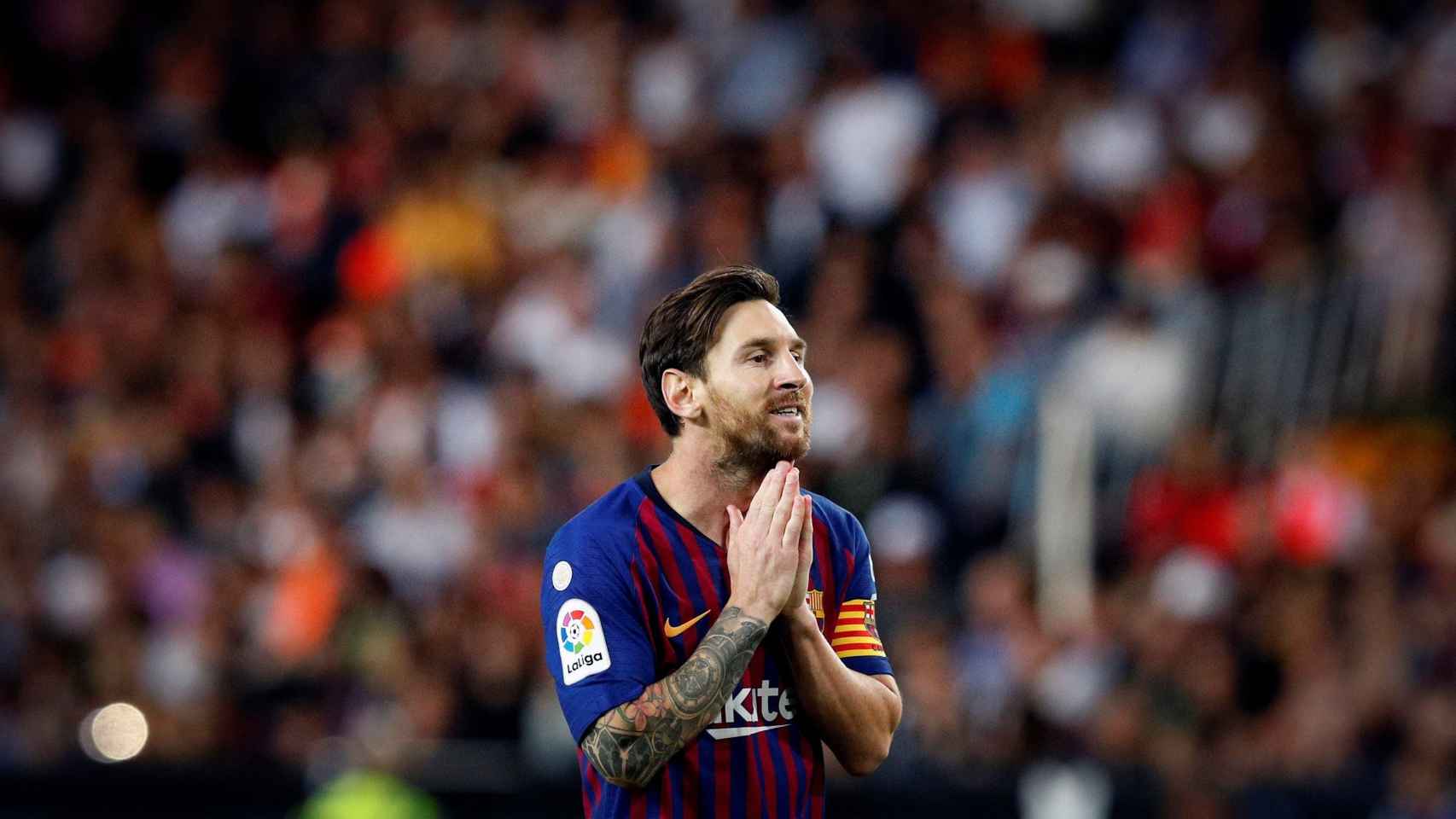 Leo Messi, en una imagen de archivo con el Barça / EFE