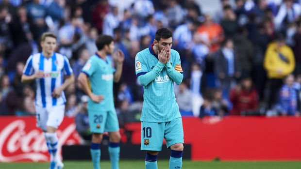 El Barça salió perjudicado del arbitraje en Anoeta/ FCB