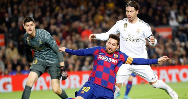 Sergio Ramos con Leo Messi / EFE