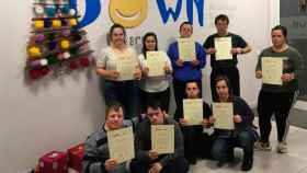 Trabajadores con síndrome de Down participan en un curso de formación / EP