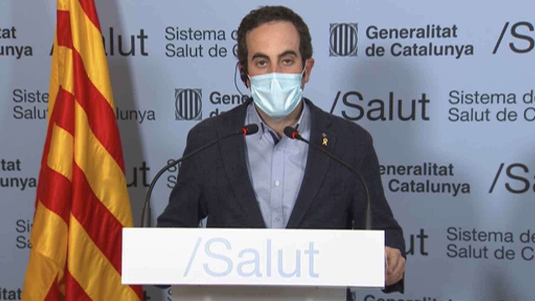 El secretario de Salut de la Generalitat, Marc Ramentol, anuncia que se prorrogan las restricciones vigentes en Cataluña / 324