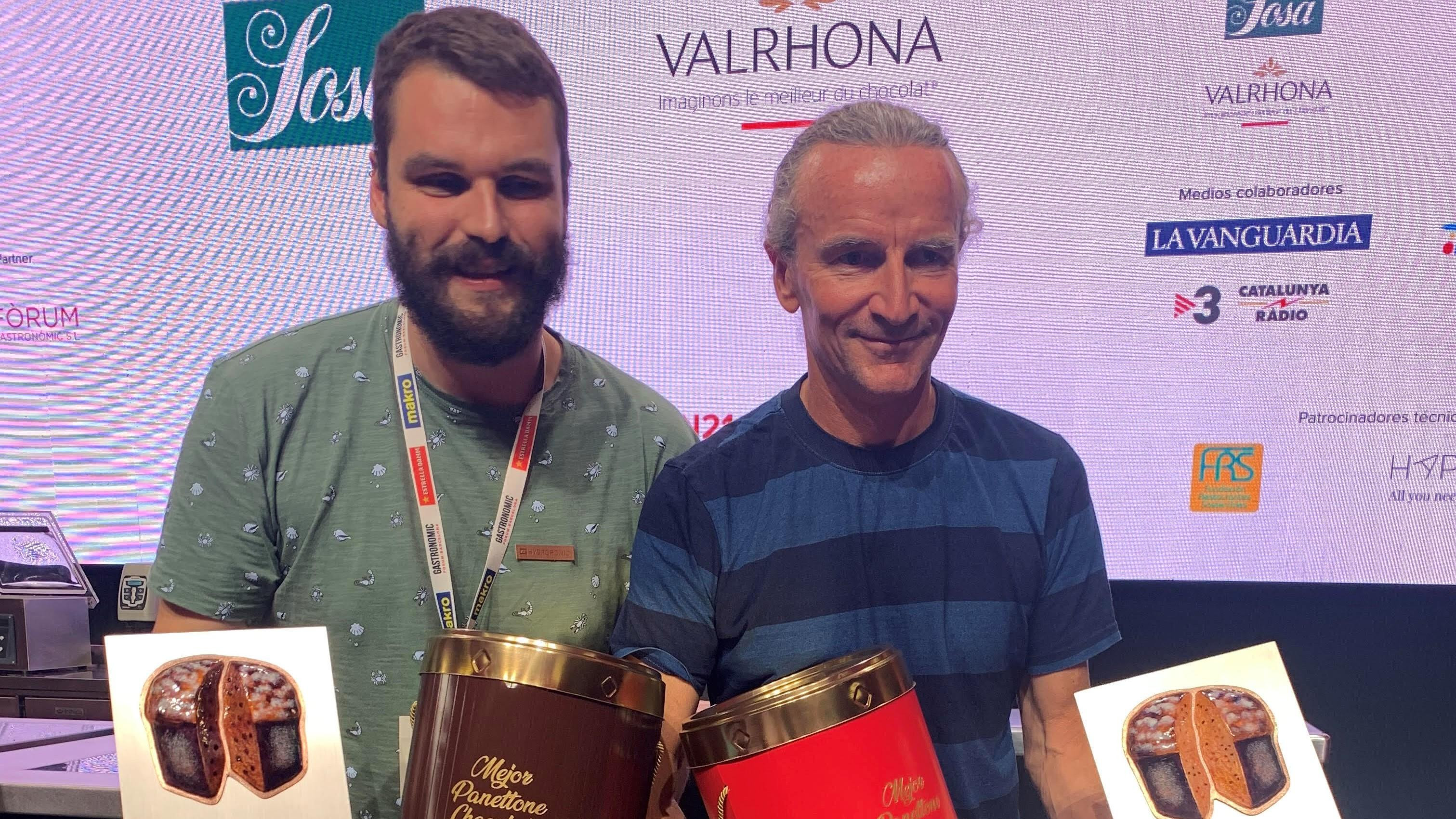 Yan Duytshche y Rafael Aguilera, vencedores del premio a mejor panettone de España / GPB