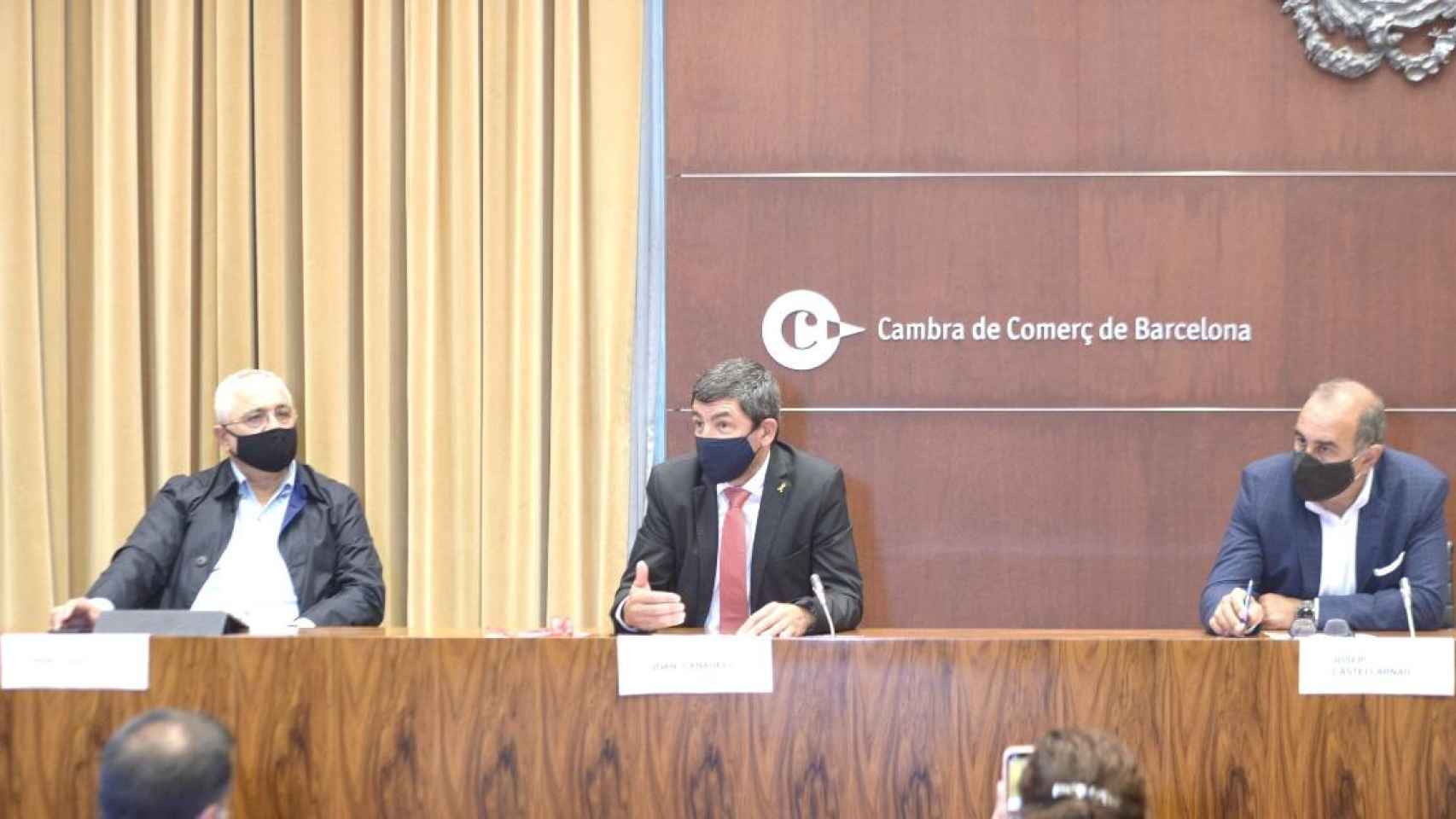 La restauración critica la gestión del Govern en un acto organizado por la Cambra de Comerç de Barcelona / TWITTER