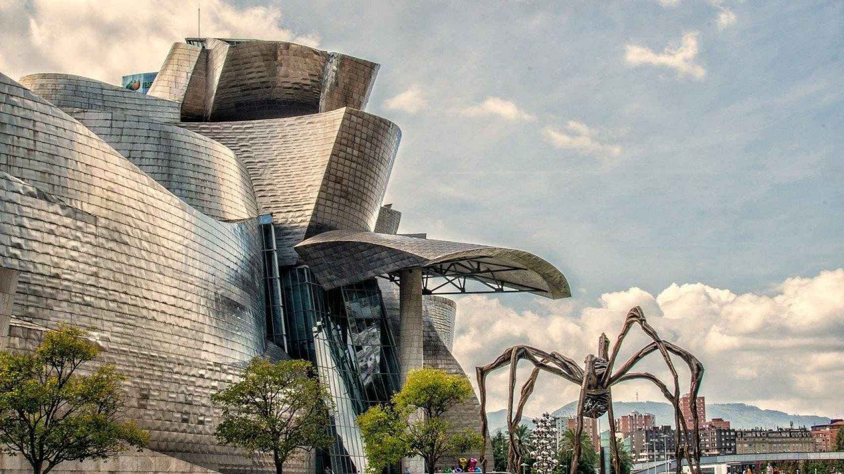 Vista del Museo Guggheneim de Bilbao