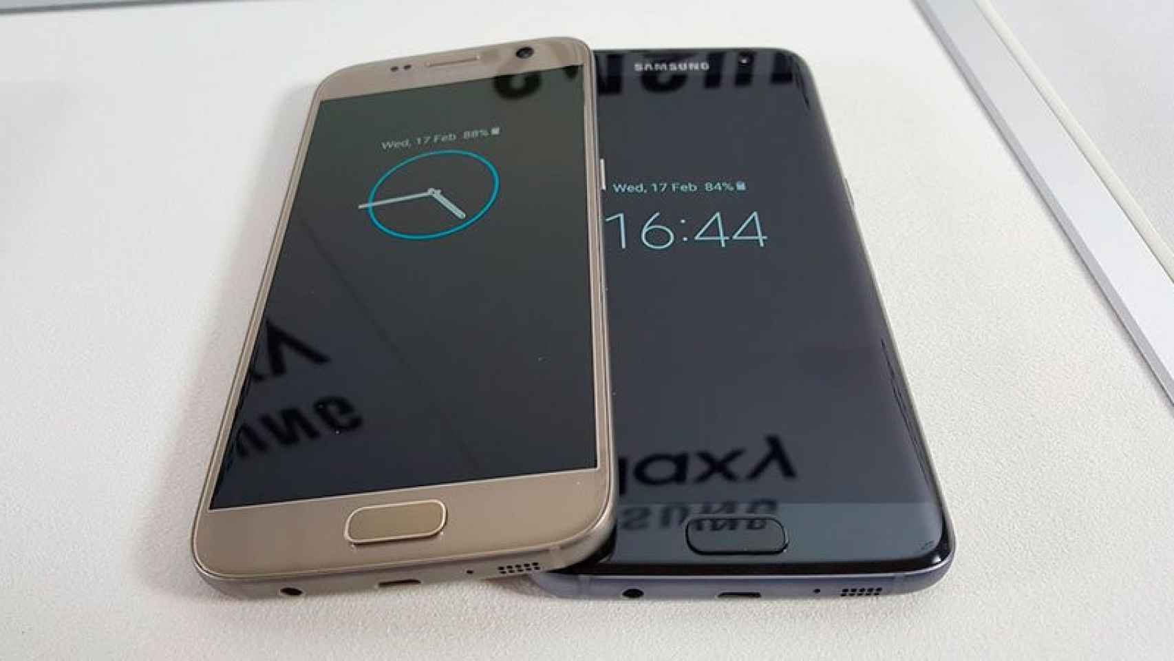 Los últimnos modelos de Samsung: Galaxy S7 y Galaxy S7 edge.