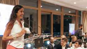 Alba Sánchez Vicario, en el momento de recoger el Premio Emprendedor YEC 2022 / SERVIMEDIA