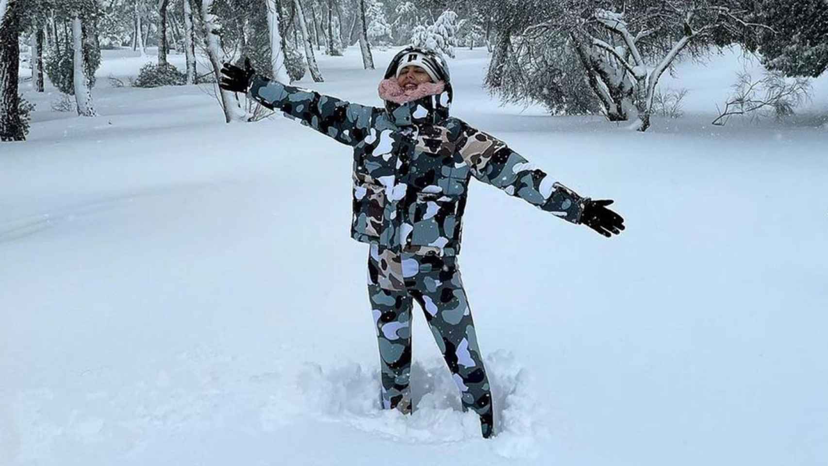 Cristina Pedroche en la nieve