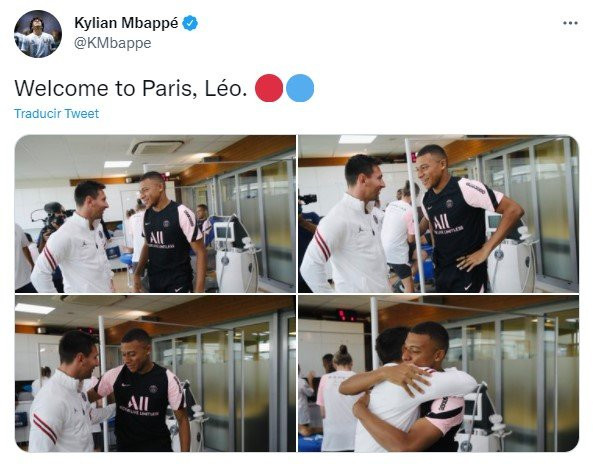 El mensaje de bienvenida de Kylian Mbappé a Leo Messi / @KMbappe