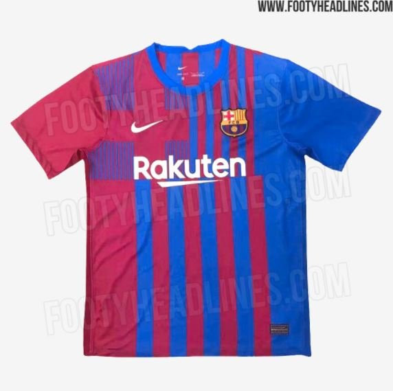 Primera camiseta del Barça para la temporada 2021/2022 / FOOTY HEADLINES