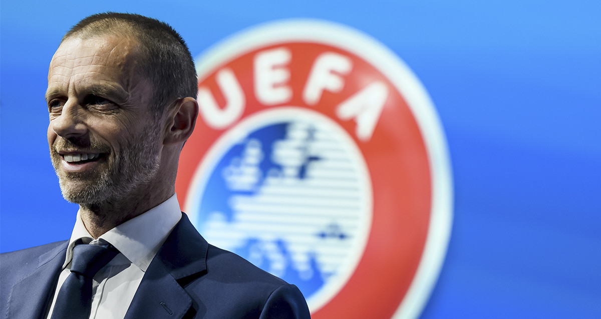 Aleksander Ceferin, presidente de la UEFA, durante la reunión del Comité Ejecutivo / EFE