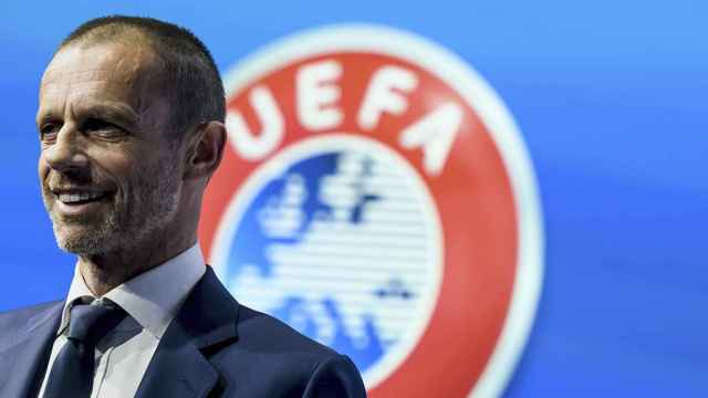 Aleksander Ceferin, presidente de la UEFA, durante la reunión del Comité Ejecutivo / EFE