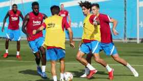 Jugadores del Barça en un entrenamiento / FCB