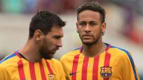 Neymar, junto a Messi en su etapa en el Barça | EFE