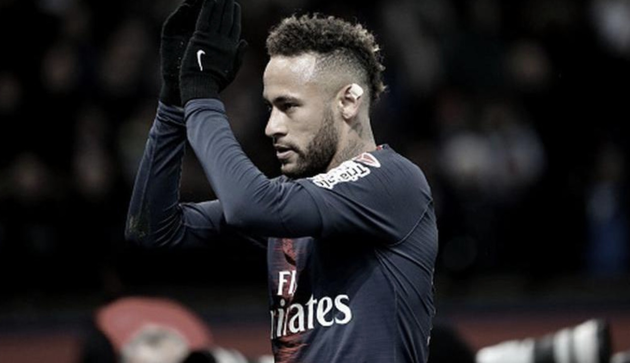 Una foto de Neymar Jr. durante un partido con el PSG / Twitter