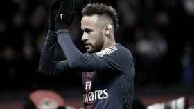 Una foto de Neymar Jr. durante un partido con el PSG / Twitter