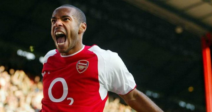 Thierry Henry celebra un gol con el Arsenal / EFE