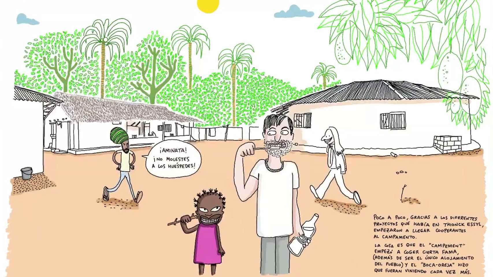 'La Escuela', el cómic solidario de Javier Royo para construir un colegio en Senegal