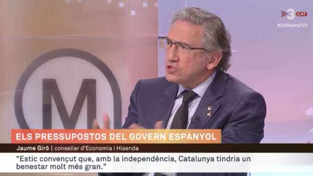 El 'conseller' de Economía y Hacienda Jaume Giró aclara que Junts es un partido, no un movimiento / TV3