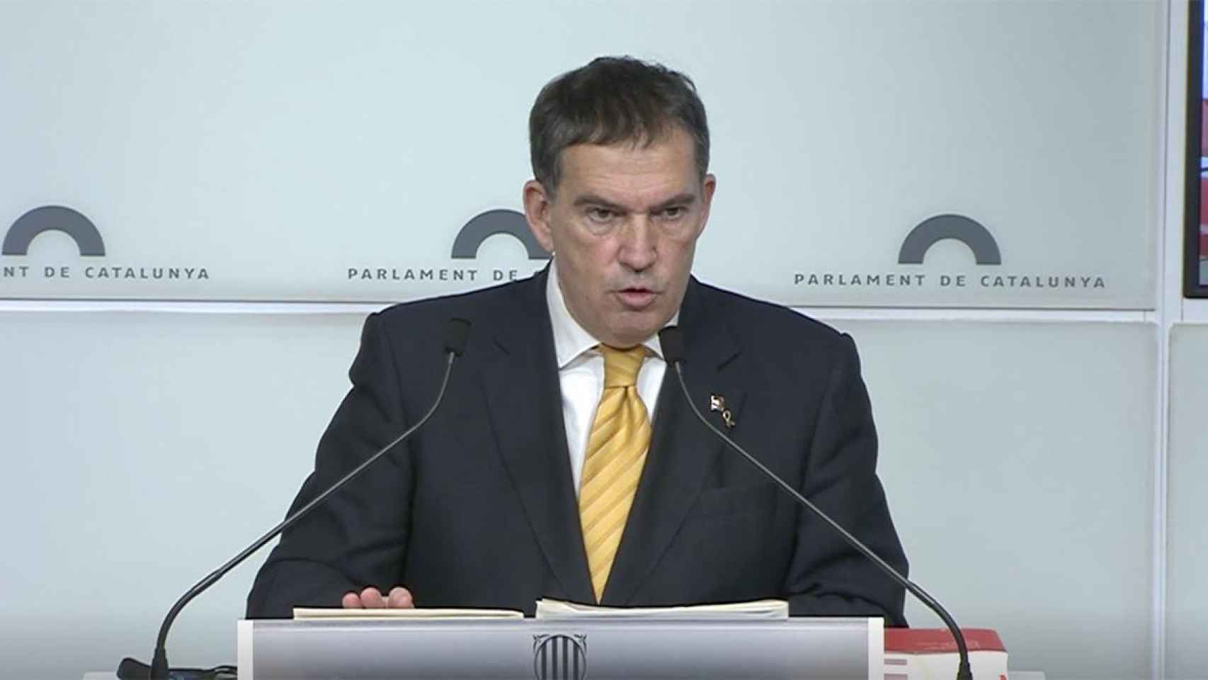 El presidente de la Comisión del Estatuto de los Diputados, Jaume Alonso-Cuevillas (JxCat)