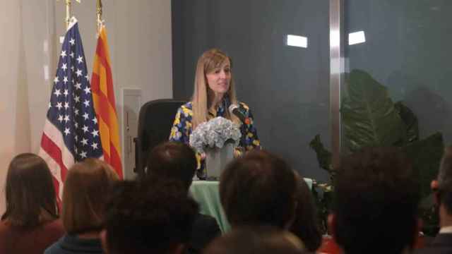 La consejera de Acción Exterior y Gobierno Abierto de la Generalitat, Victòria Alsina, en un acto de homenaje a Pau Casals en Washington (EEUU) / GENERALITAT