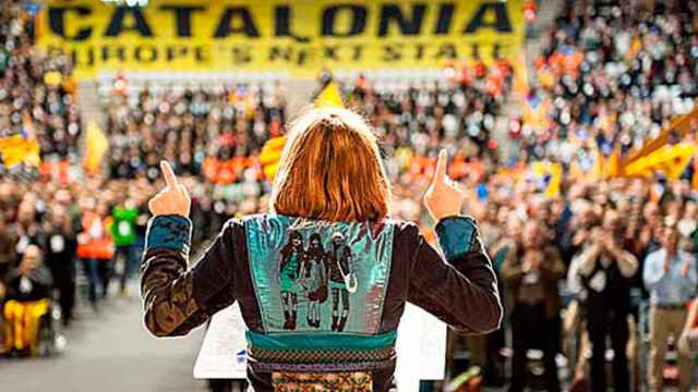 Imagen de archivo de Carme Forcadell, presidenta de la Assemblea Nacional Catalana (ANC) en 2014