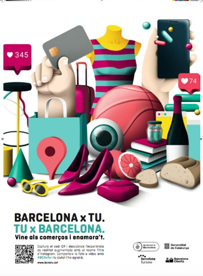 Campaña del Ayuntamiento de Barcelona para reactivar el centro de la ciudad