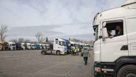 Varios transportistas secundan la huelga, que ha pinchado de nuevo en Cataluña / EUROPA PRESS