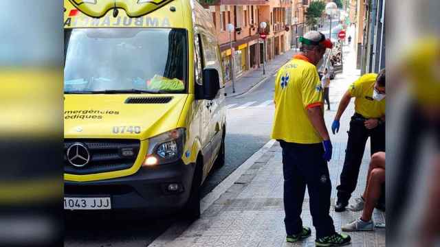 Imagen del robo violento en el Guinardó de Barcelona el sábado / CG